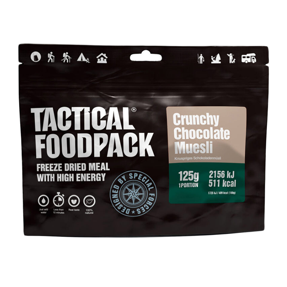 Tactical Foodpack Crunchy Chocolate Muesli 125g