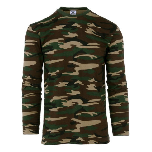 Fostex - T-shirt - Lange mouw - Woodland