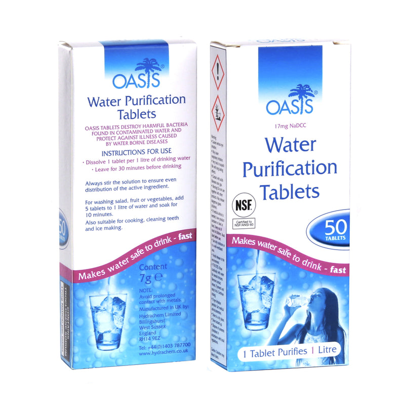 BCB - Water zuiverings tabletten (1 x 50 stuks)