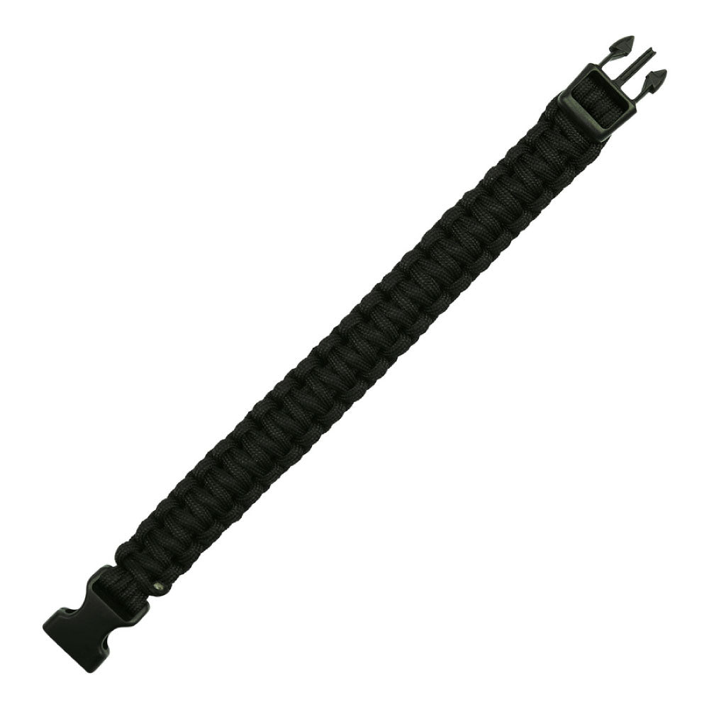 101 Inc. - Paracord big buckle - 9 inch - Zwart