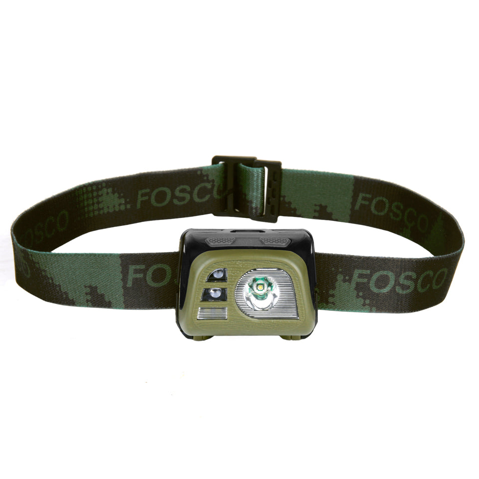 Fosco - Tactical hoofdlamp - Groen