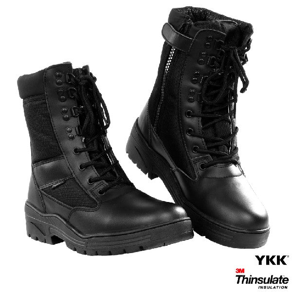 Fostex - Pr. sniper boots met YKK rits - Zwart