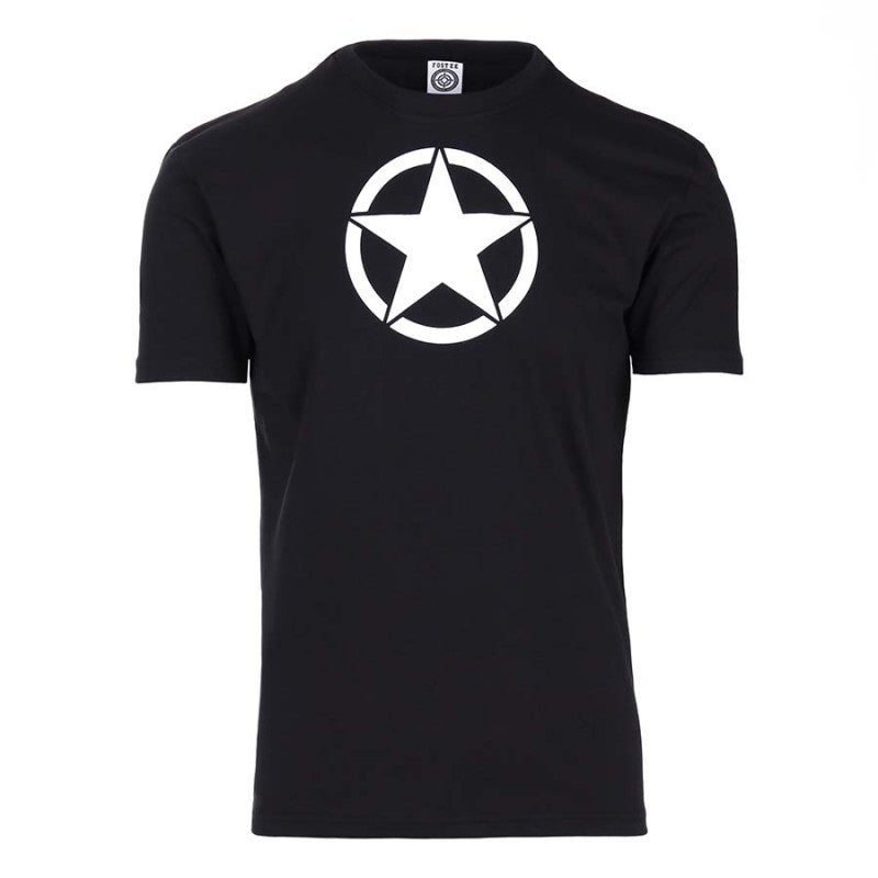 Fostex - t-shirt - Korte mouw - Witte ster - Zwart