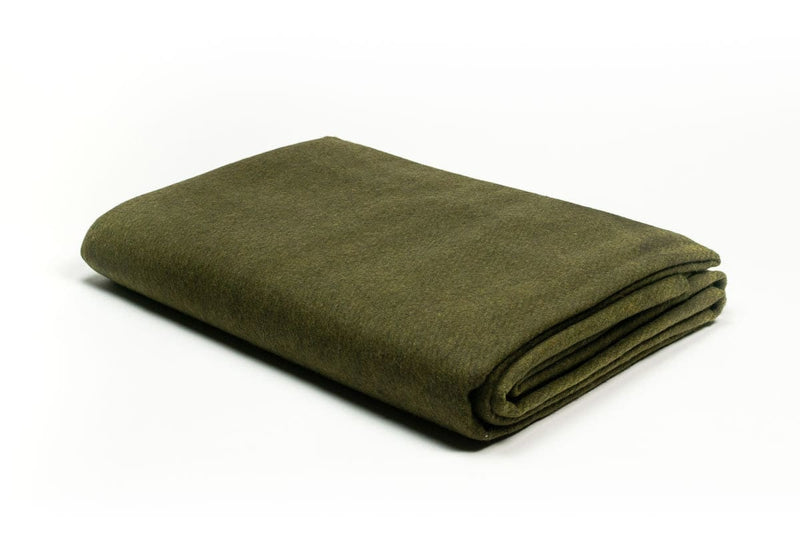 wollen deken olijf 160x220 (90% wol)
